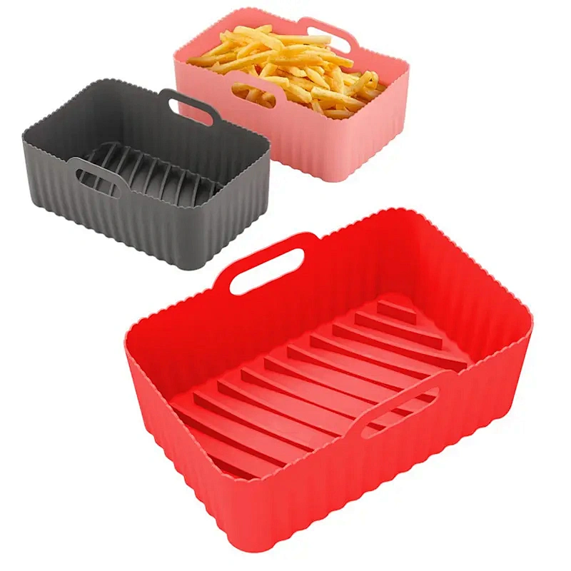Pot Air Frye Baskets Silicone Liners Silicone Air Fryer